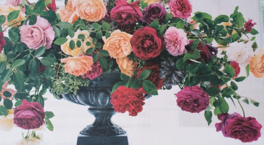 エレガントなバラのアレンジ